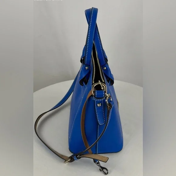 ❤️LIKE NEW DOONEY & BOURKE SATCHEL. COBALT BLUE - Picture 3 of 9